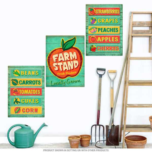 Farm Stand Locally Grown Rustic Wall Decal