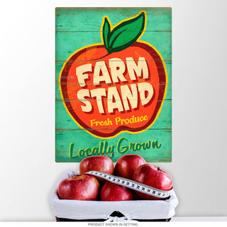 Farm Stand Locally Grown Rustic Wall Decal