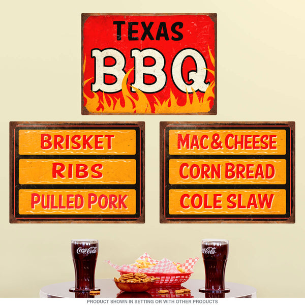 Texas BBQ Southern Barbecue Wall Decal