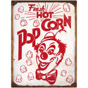 Fresh Hot Popcorn Circus Clown Wall Decal