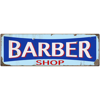 Barber Barber Shop Entrance Wall Decal Distressed