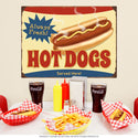 Fresh Hot Dogs Served Here Wall Decal