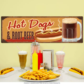 Hot Dogs and Root Beer Mug Wall Decal