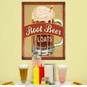 Root Beer Ice Cream Floats Frosty Mug Wall Decal