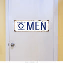 Men UV Sanitized Restroom Wall Decal