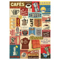 Coffee Ads Wrapping Crafting Mod Podge Scrapbook Paper Sheet