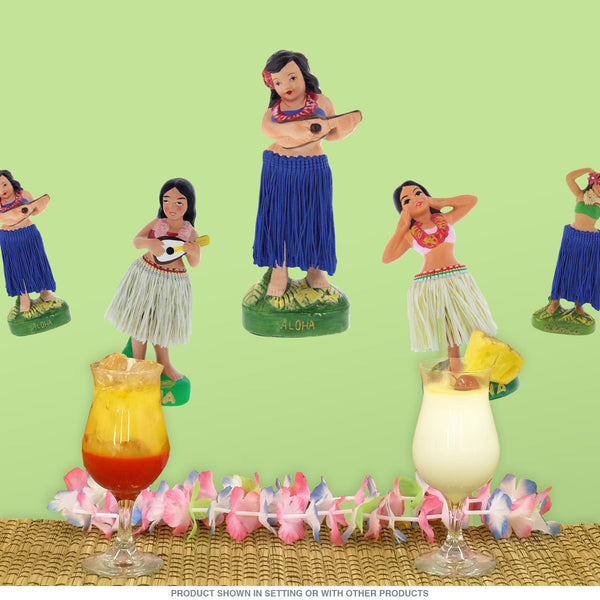 Classic Dashboard Hula Doll Wall Decals Set of 38