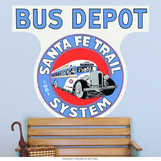 Bus Depot Santa Fe Trail System Wall Decal