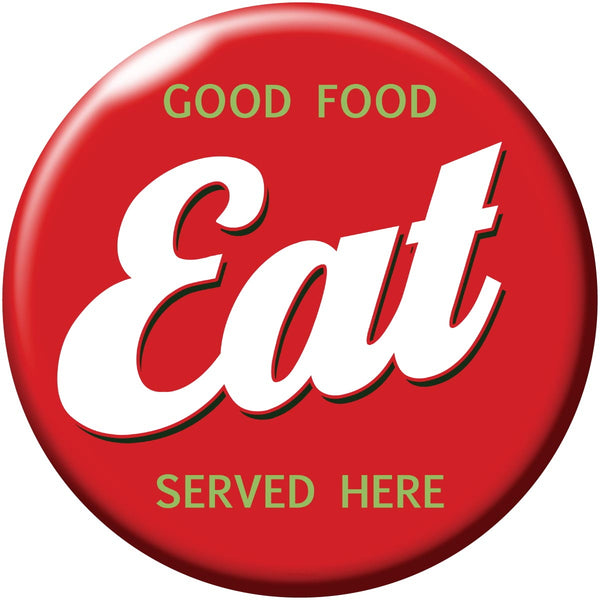 Eat Good Food Served Here Diner Floor Graphic