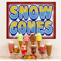 Snow Cones Carnival Food Wall Decal