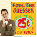 Fool the Guesser Carnival Game Wall Decal