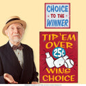 Choice to Winner Red Carnival Game Wall Decal