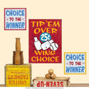 Tip Em Over Carnival Game Wall Decal
