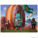 Robot Donut Landing Party 7 Wall Decal