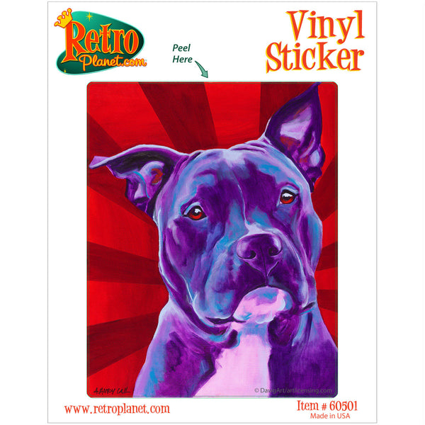 Shakti Pit Bull Dog Vinyl Sticker