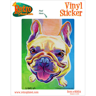 Ernest French Bulldog Dog Vinyl Sticker