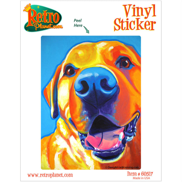 Govnah Golden Retriever Dog Vinyl Sticker