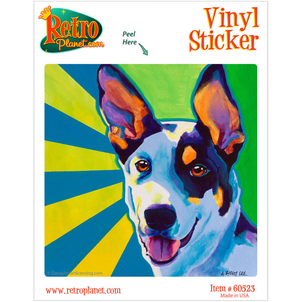 Oakey Shepherd Dog Vinyl Sticker
