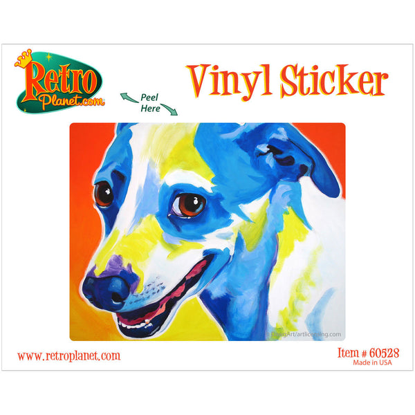 Skippy Jack Russell Terrier Dog Vinyl Sticker