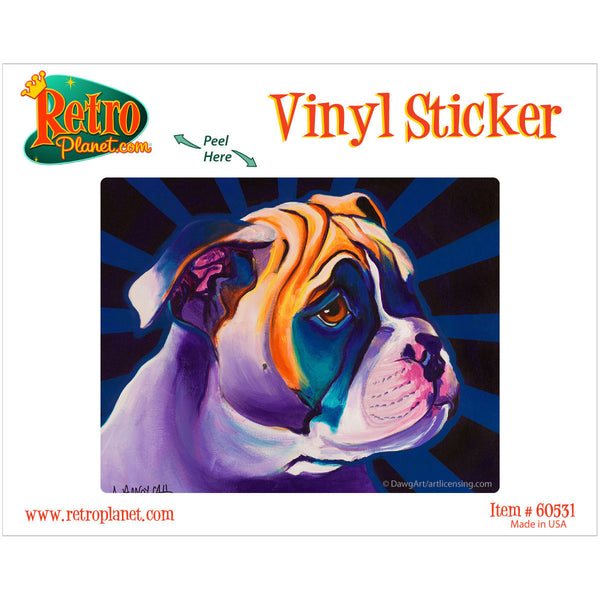 Bob Boxer Puppy Dog Vinyl Sticker