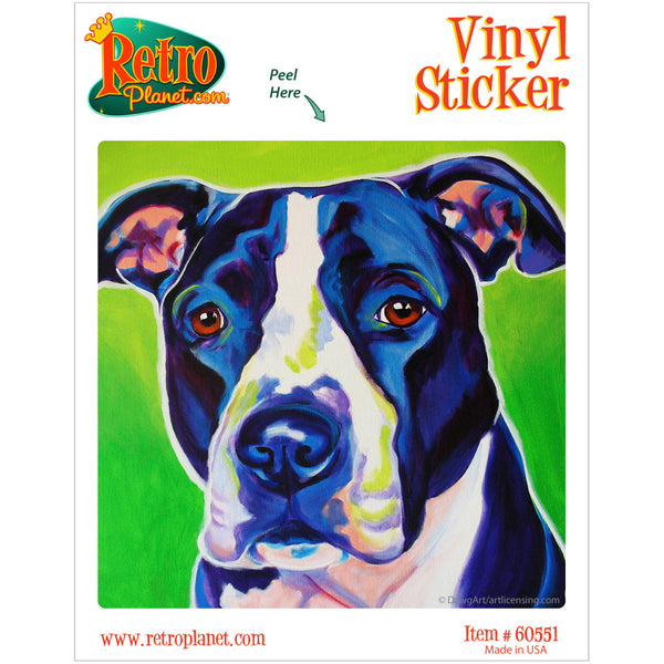 Sadie Dog Pit Bull Vinyl Sticker