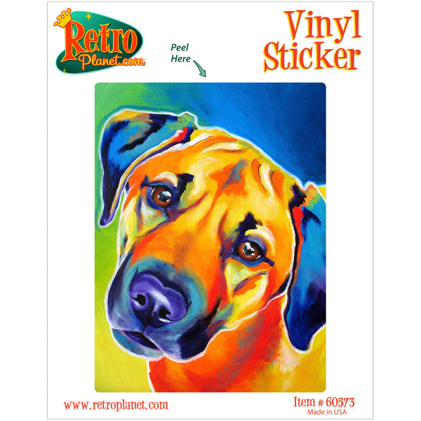 Lulu Rhodesian Ridgeback Dog Vinyl Sticker