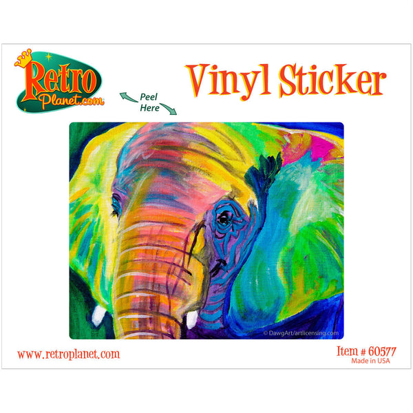 Pachyderm Elephant Safari Animal Vinyl Sticker