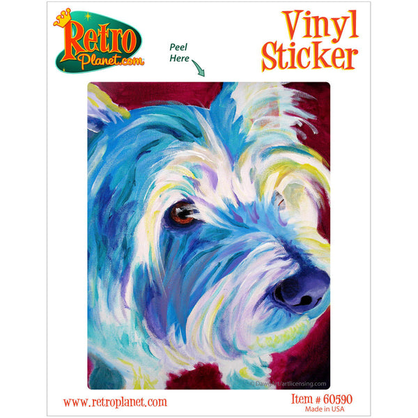 Westie Puppy Dog Vinyl Sticker