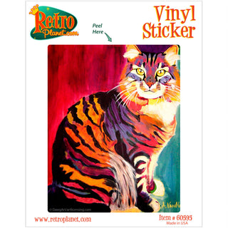Guilley Cabil Shorthair Cat Vinyl Sticker