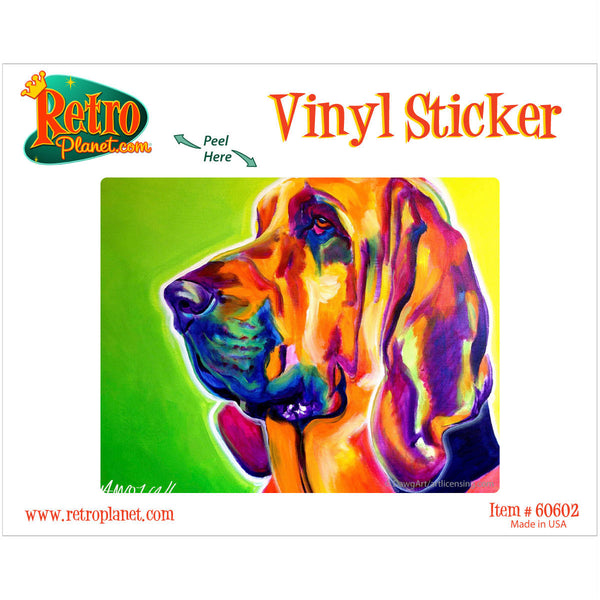 Bloodhound Dog Vinyl Sticker