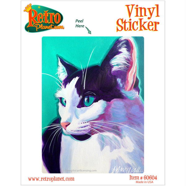 Kitty Wirehair Cat Vinyl Sticker