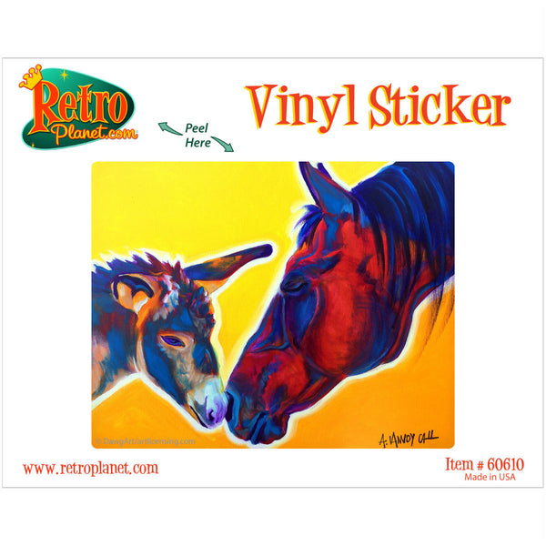 Horse Little Sister Vinyl Sticker