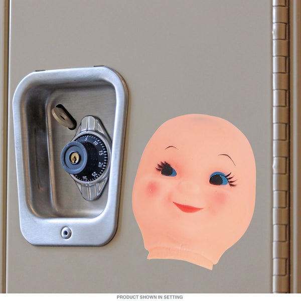 Creepy Doll Head Cute Face Vinyl Sticker