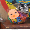 Creepy Doll Head Kissy Face Vinyl Sticker