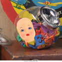 Creepy Doll Head Pouty Face Vinyl Sticker