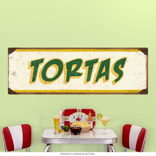 Tortas Mexican Food Wall Decal Cream