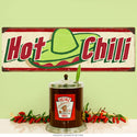 Hot Chili Mexican Food Wall Decal Cream