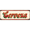 Cerveza Mexican Beer Wall Decal Cream