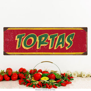 Tortas Mexican Food Wall Decal Red