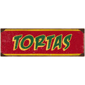Tortas Mexican Food Wall Decal Red