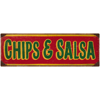 Chips Salsa Mexican Food Wall Decal Red