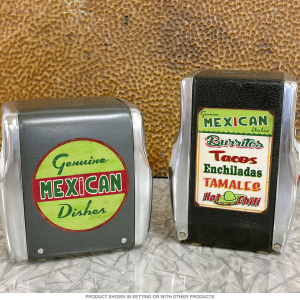 Genuine Mexican Food Restaurant Vinyl Sticker