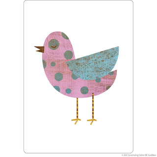 Polkadot Bird Rustic Pattern Wall Decal