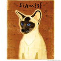 Siamese Pet Cat Rustic Wall Decal