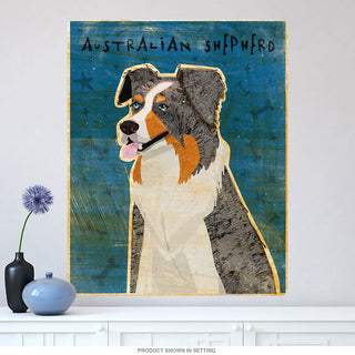 Australian Shepherd Blue Merle Dog Wall Decal