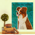 Australian Shepherd Red Dog Wall Decal