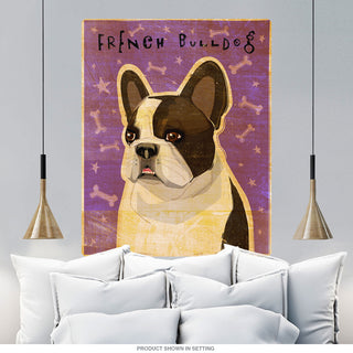 French Bulldog Whiten Brindle Dog Wall Decal