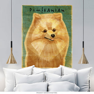 Pomeranian Fluffy Little Dog Wall Decal