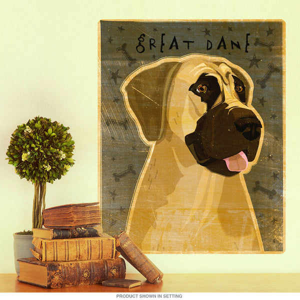 Great Dane Uncropped Pet Dog Wall Decal