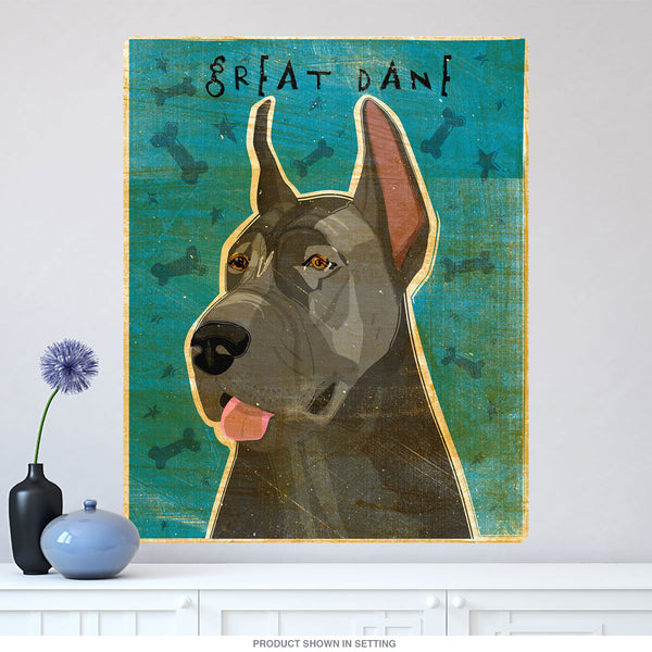 Great Dane Blue Pet Dog Wall Decal